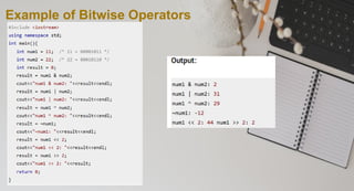 Lecture3operatorsinC.ppsxkhhfhdgduhdufejbi | PPT