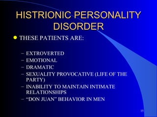 Lecture 3 Personality Disorders 1