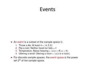Lecture 3 Probability Theory | PDF