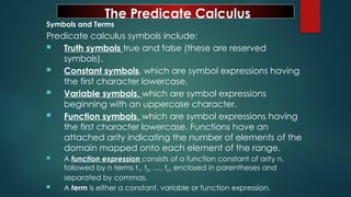 Lecture (Propositional Calculus Predicate).pptx