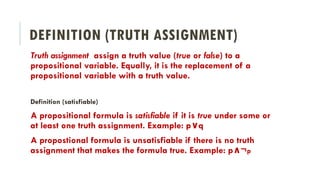 Propositional Formula Examples Propositional Formulas in Discrete .pptx