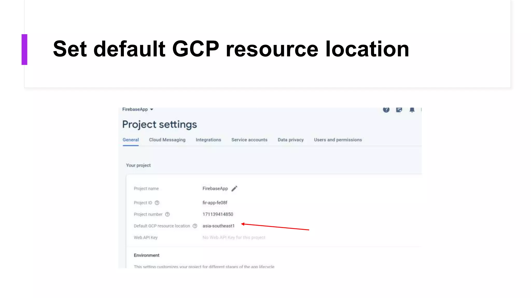 Set default GCP resource location
 