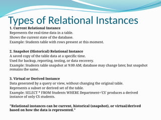 Relation Statistics Example Comprehensive Overview of the Relational Data Model and RDBMS Concepts ...