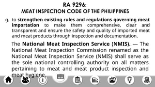 Meat Coding Rules Lecture 3 RulesRegulation-in-Meat-Inspection_Laylay-Edrian.pptx