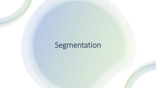 Segmentation
 