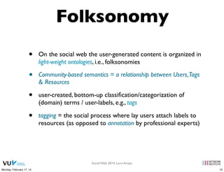 Lecture 3: Vocabularies & Data Formats on the Social Web (2014)