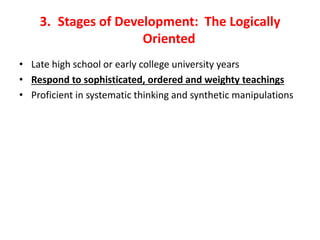 Lecture 3 stages of development | PDF
