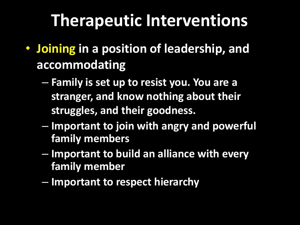 Lecture 3 structural family therapy