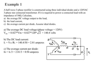 Lecture 3 Three Phase Rectifiers with R Load.pptx