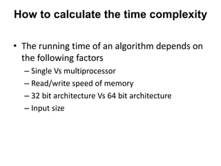 Lecture 3 time complexity | PPT