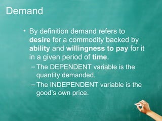 Lecture 3 understanding demand