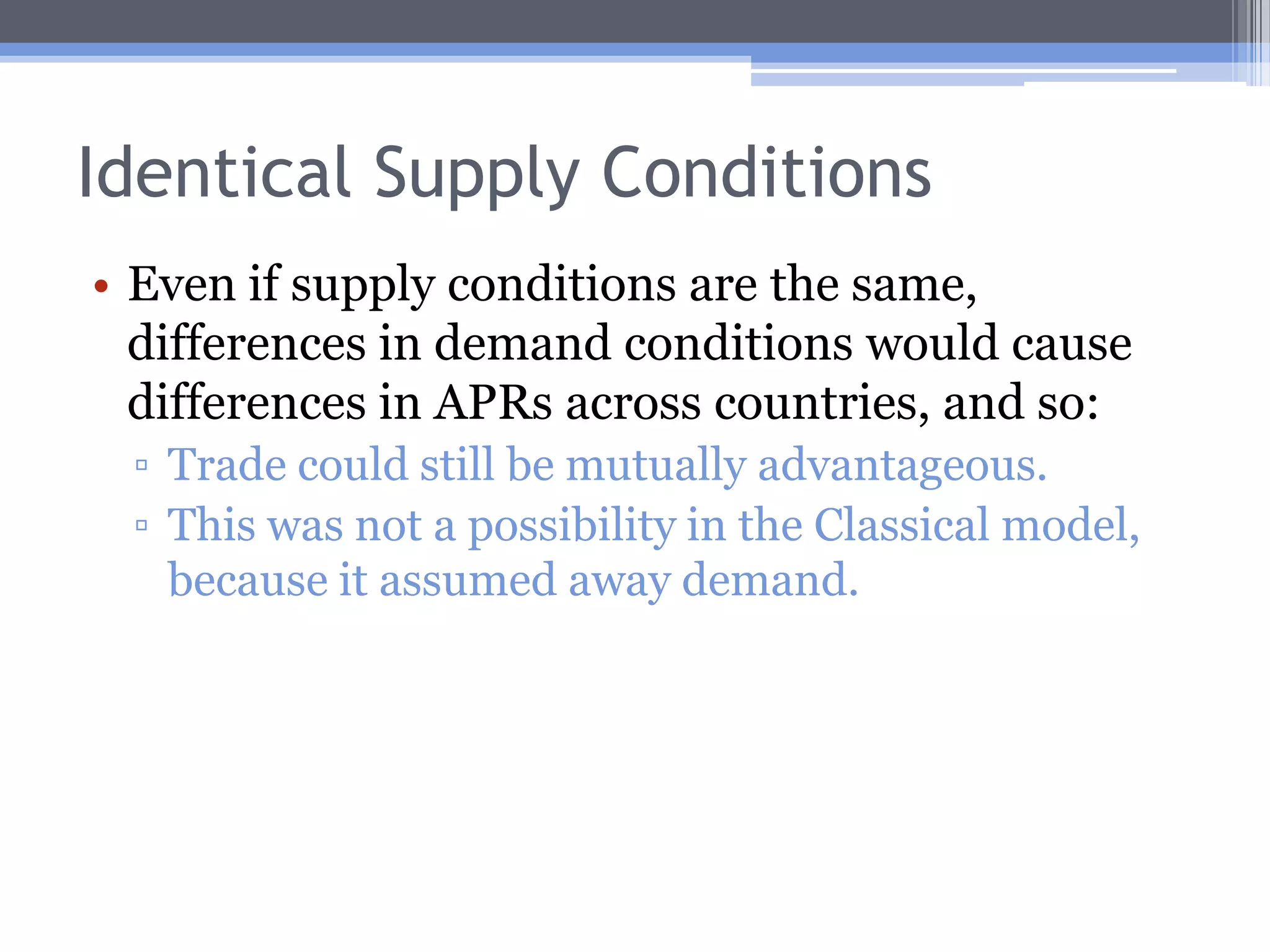 Identical Supply ConditionsY2YC'EY1Y3E’, e'eY4c'Y5XX1X4X3X5X26-103