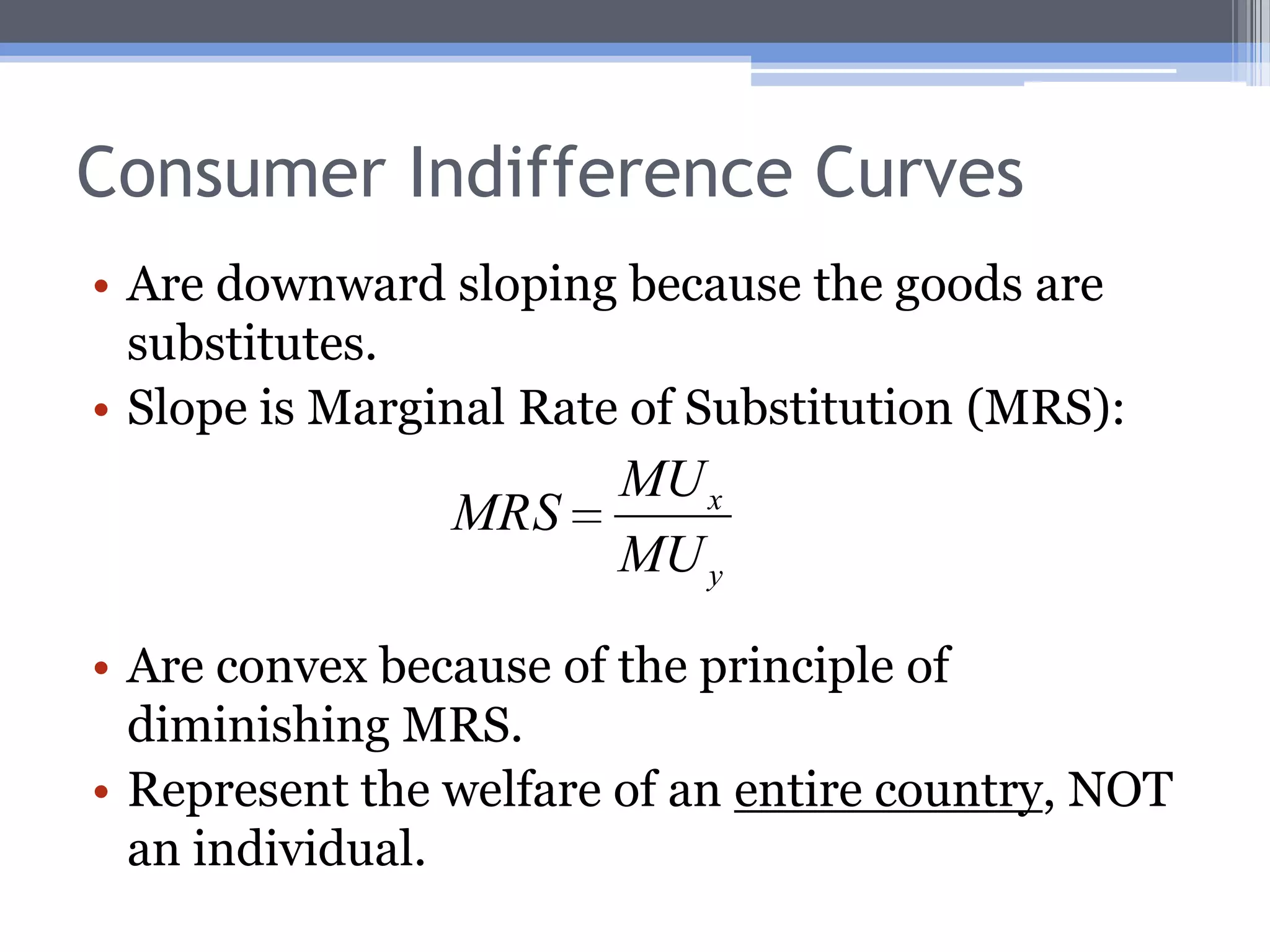 Consumer Indifference CurvesYUtility on S3 > Utility on S2 > Utility on S1S3S2S1X