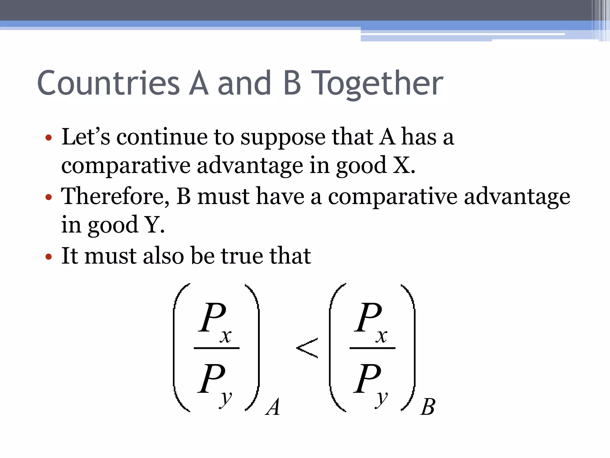 Production GainsEventually producers adjust production levels to E’. This permits additional gains to C’.YC'CEE'(Px/Py)2X