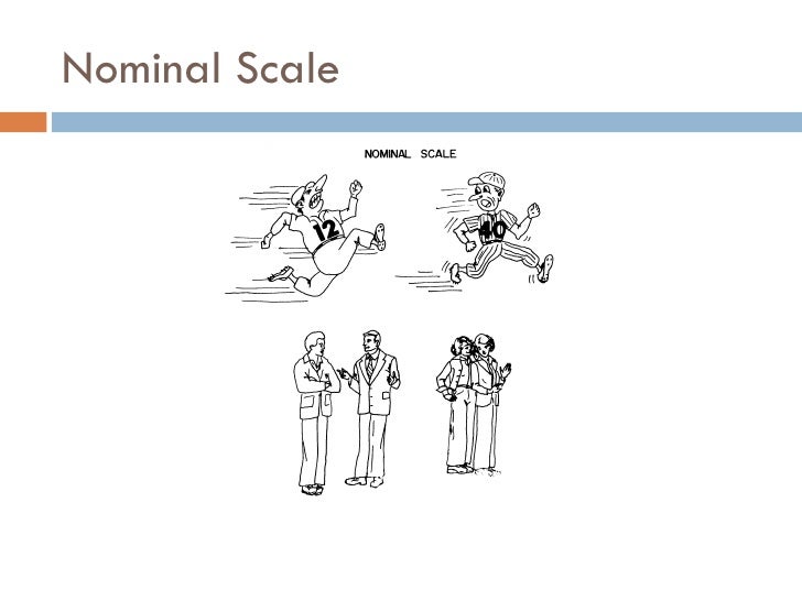 What Is An Example Of A Nominal Scale