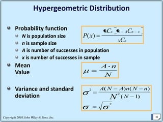 Discrete  Probability Distributions