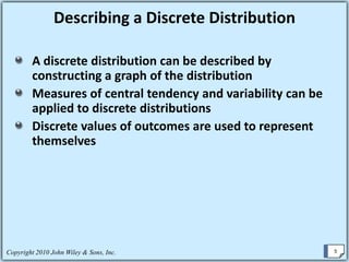 Discrete  Probability Distributions