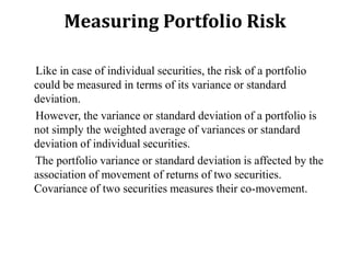 MEASUREMENT & EVALUATION OF RISK | PPTX