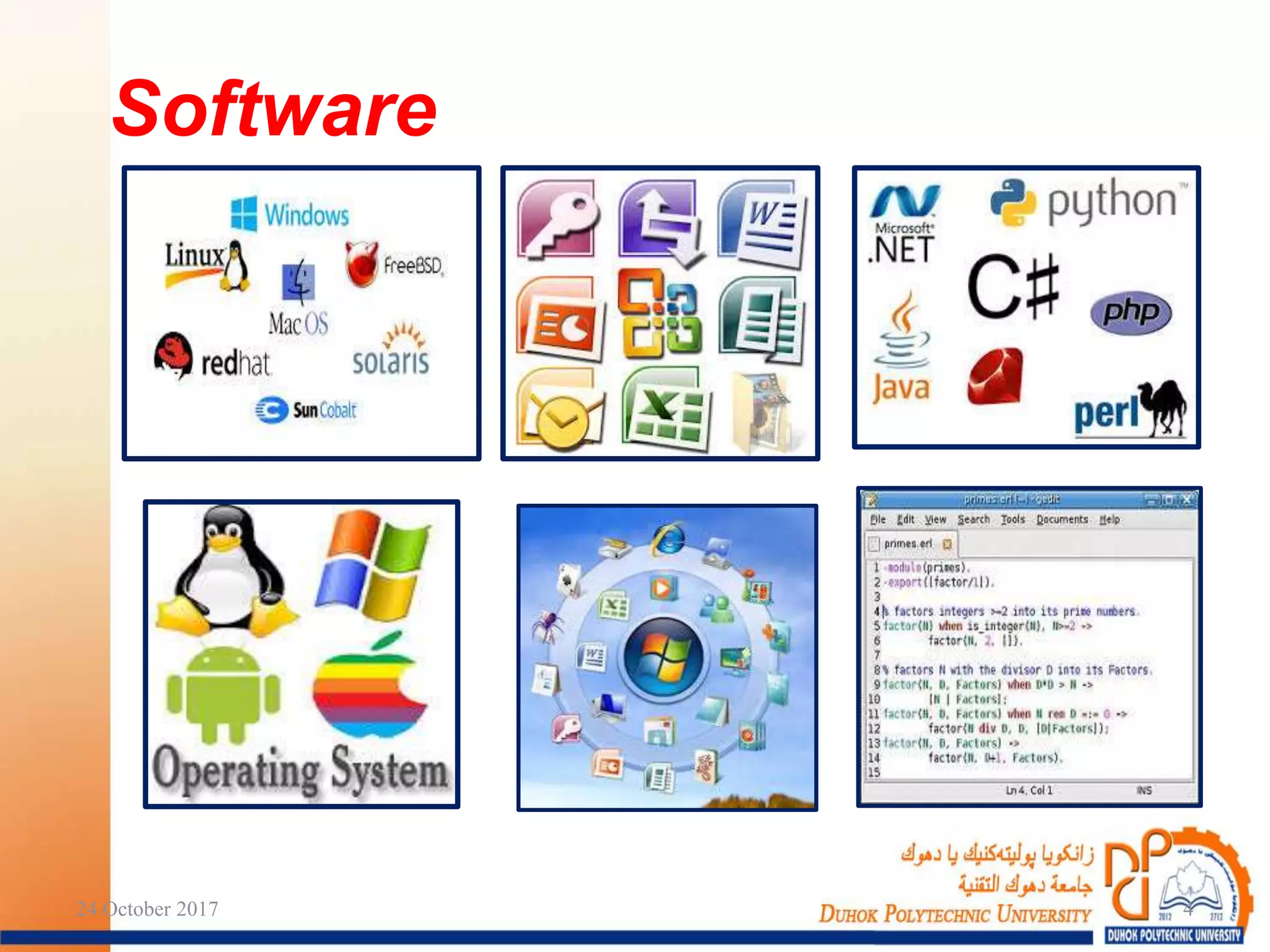 Software
24 October 2017 4
 