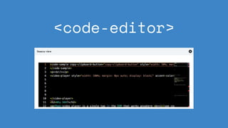 <code-editor>
 