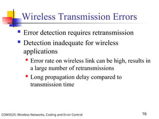 Coding and Error Control Lecture 4 Presentation | PPT
