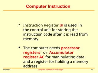 Computer Architecture notes by Beenish Lecture 4.ppt