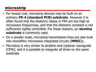 Micro Transisters Lectures notes on microwave transistors and microstrips | PDF