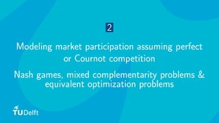 Energy System Modeling on Mixed Complimentary Problems | PDF