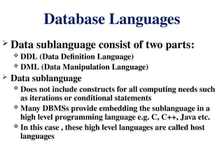 Comprehensive Overview of Database Systems: Architecture, Languages ...