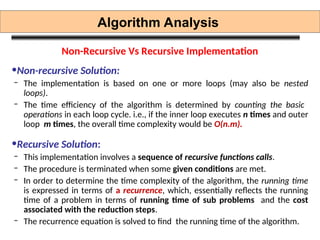 Loop Vs Recursion Visualisation Lecture 4 - AAA Dr. Altaf Hussain - Recurrences.ppt