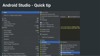 Android Studio - Quick tip
 