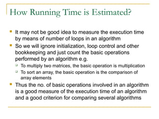 Lecture 4 - Algorithm Analysis( Data Structure and algorithms) concepts ...