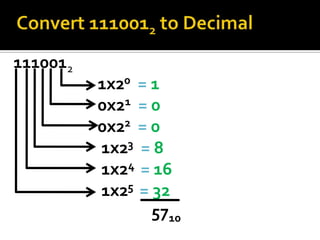 Lecture4 binary-numbers-logic-operations | PPTX