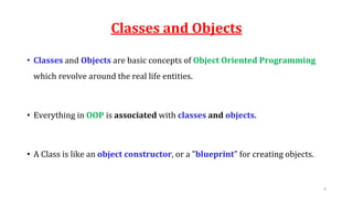 Lecture_4-Class and Object.pptx | Programming Languages | Computing