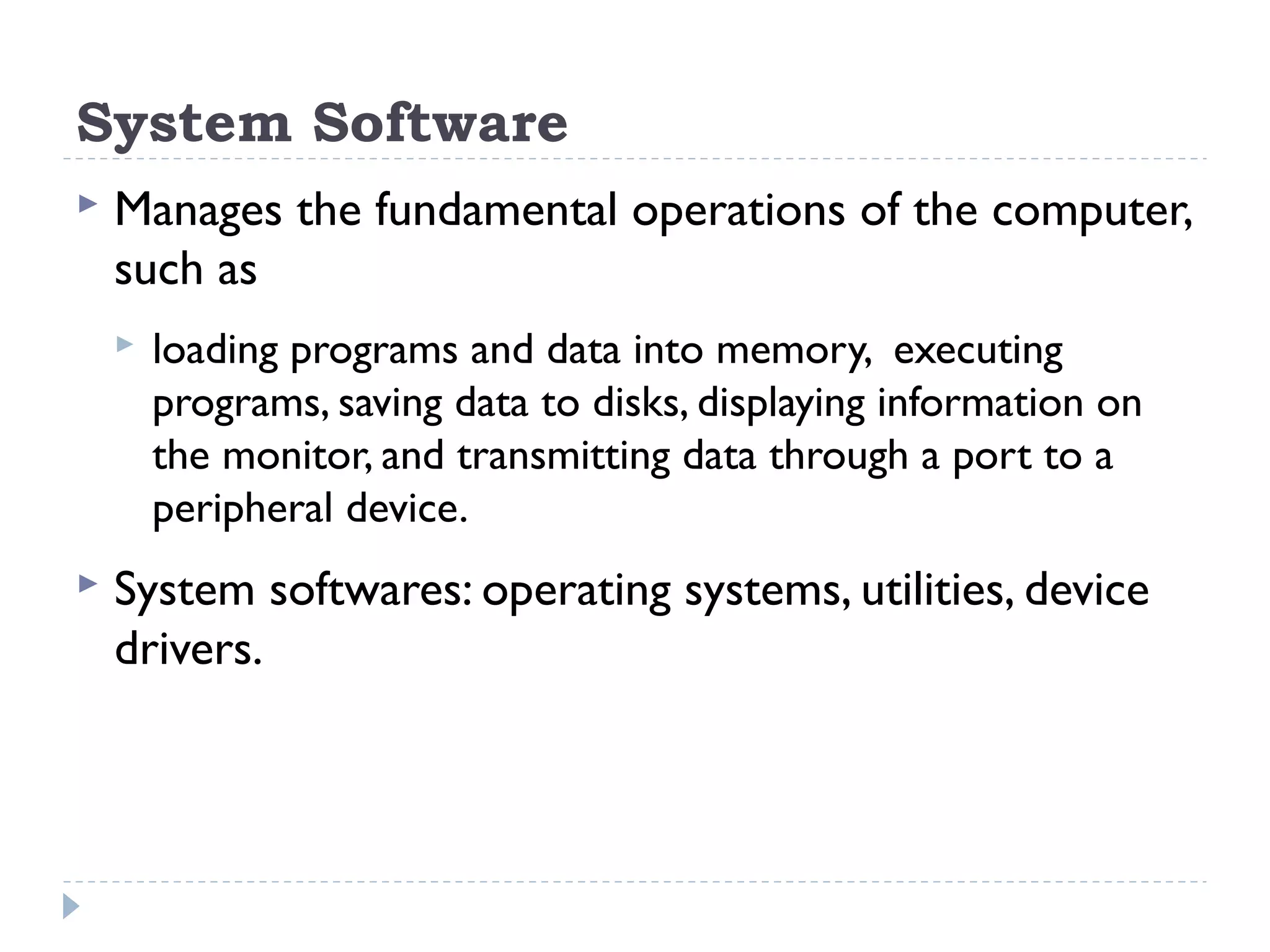 Lecture 4- Computer Software and Languages | PPT