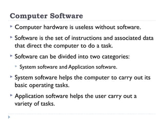 Lecture 4- Computer Software and Languages | PPT