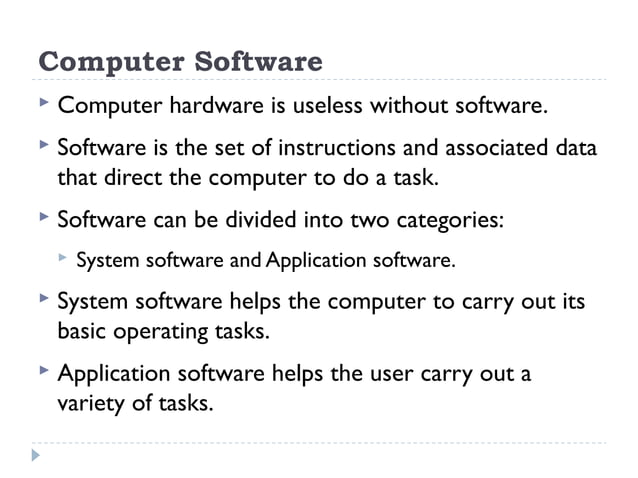 Lecture 4- Computer Software and Languages | PPT