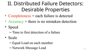 Failure Detection and Membership in Distributed Systems for Datacenters ...