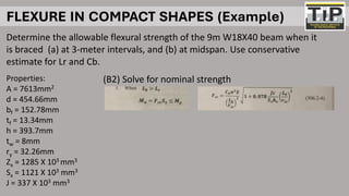 Comprehensive Principles and Design of Steel Flexural Members | PDF