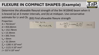 Comprehensive Principles and Design of Steel Flexural Members | PDF