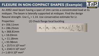 Comprehensive Principles and Design of Steel Flexural Members | PDF