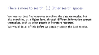 Principles of Health Informatics: Informatics skills - searching and ...