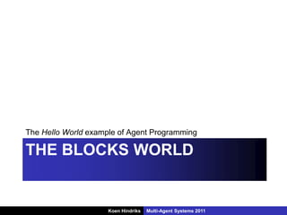 Lecture 4 - Introduction Agent Programming.pptx