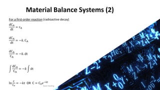 Basic process engineering concepts - Mass and Energy Balance | PDF