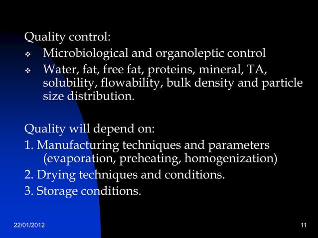 Lecture 4 nfdm & whole milk powder (1) | PPTX