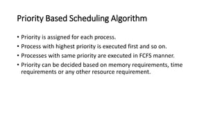 Priority Cpu Algorithm Image Lecture 4 process cpu scheduling | PPTX