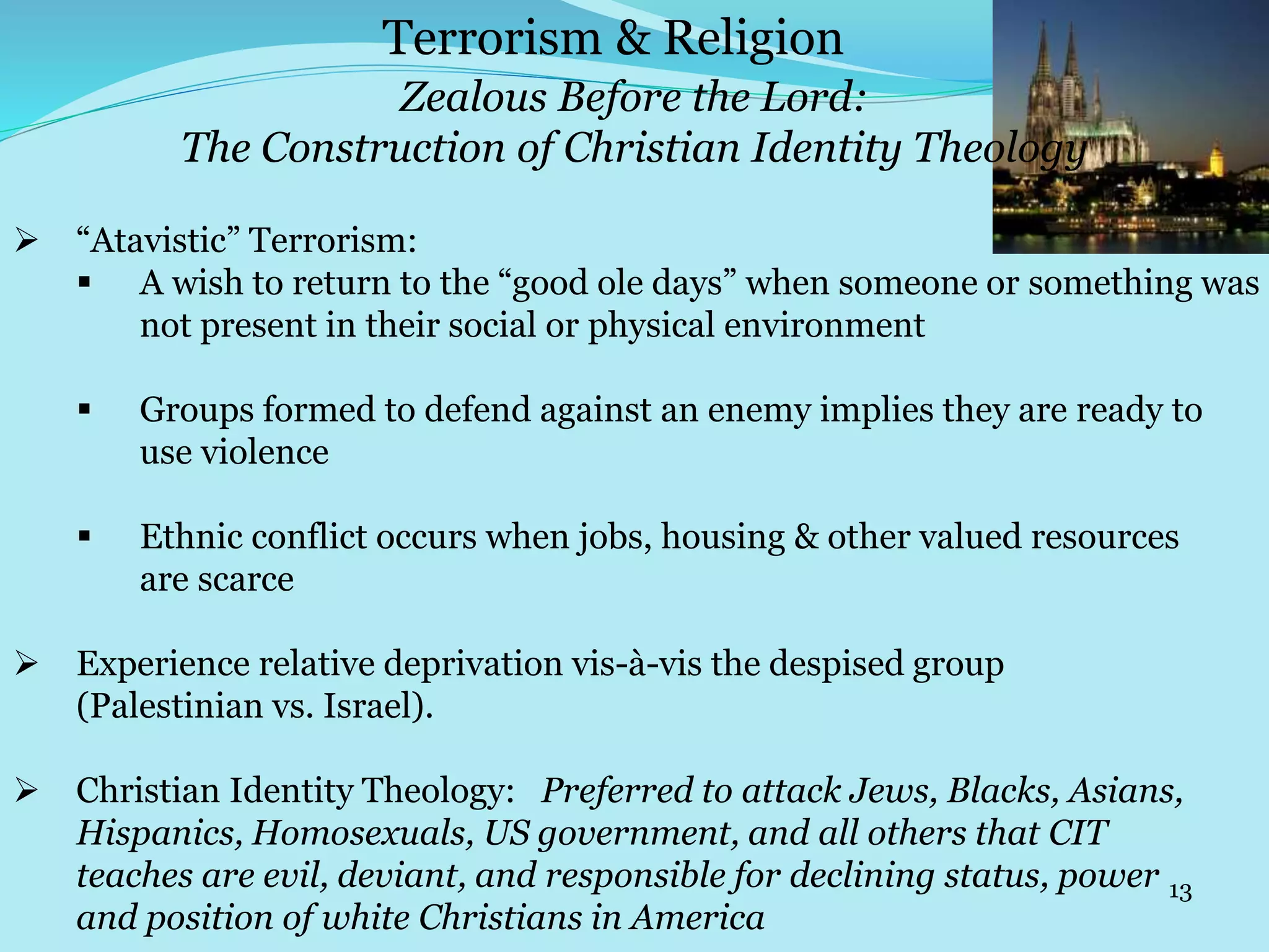 The Theology of Terror Why Neutrality is a Geopolitical Myth
