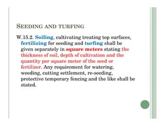 M3 Lecture 4 seeding and turfing | PDF