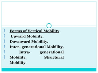 social mobility in social psychology (presentation) | PPTX