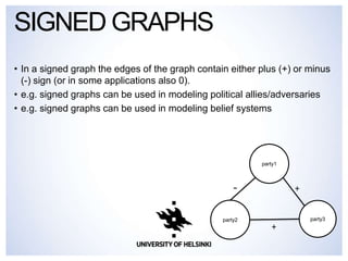 Social Network Analysis - Lecture 4 in Introduction to Computational ...
